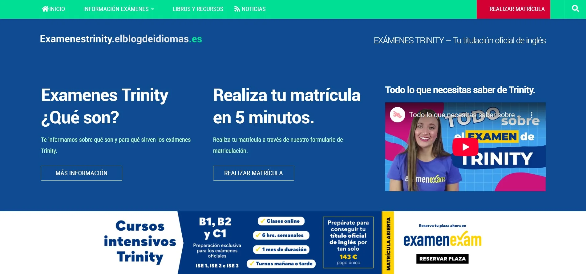 Exámenes Trinity